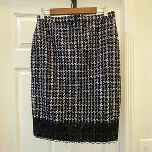 Ann Taylor Tweed Skirt Size 4